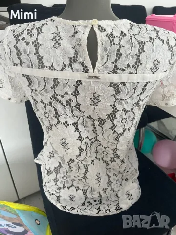 Liu-jo Блуза,Топ с дантелен гръб XS, снимка 3 - Корсети, бюстиета, топове - 50390655