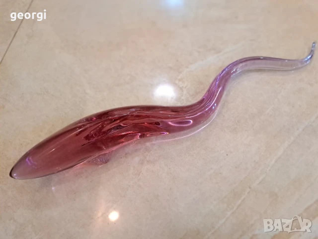 стъклена змиорка Murano 