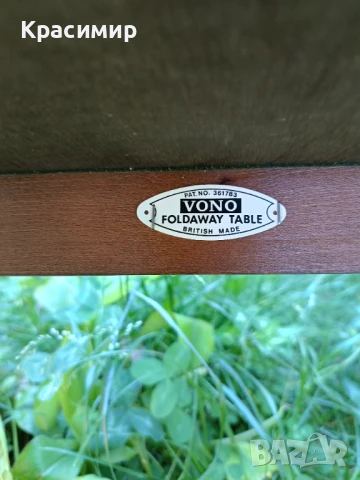 Стара английска сгъваема маса за игра на карти , снимка 7 - Антикварни и старинни предмети - 50538666