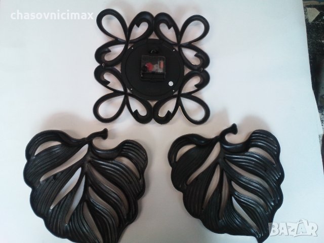 стенен часовник с листа4652, снимка 2 - Декорация за дома - 44781680