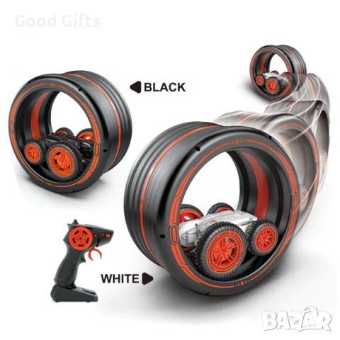 Въртяща се каскадьорска кола с дистанционно, снимка 2 - Коли, камиони, мотори, писти - 38191072