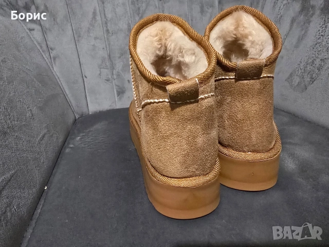 Ниски зимни ботуши, снимка 3 - Дамски ботуши - 53906021