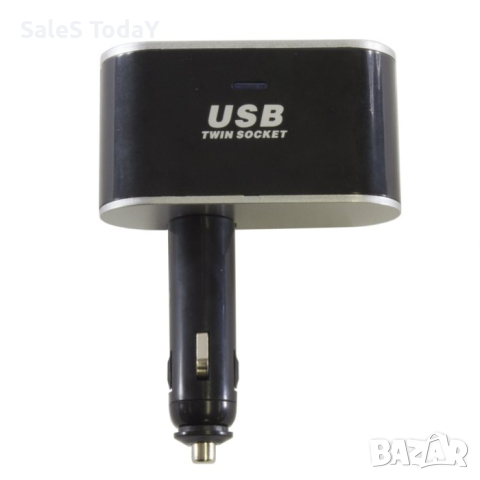 Разклонител за запалка с 2 гнезда и 2 USB, 3100ma, снимка 4 - Аксесоари и консумативи - 44680151