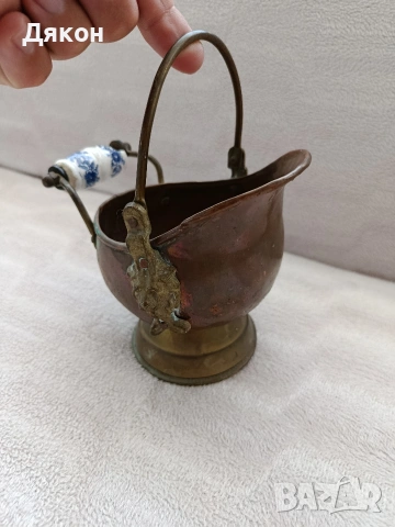 Медна кофа , снимка 4 - Антикварни и старинни предмети - 53922240