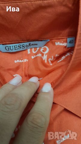 Дамска копринена риза GUESS by Marciano, снимка 4 - Ризи - 36606012