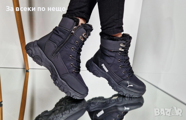 Puma Дамски Зимни Меки И Топли Боти С Пух Пума - Налични Различни Цветове Код P1791, снимка 14 - Дамски боти - 53001814