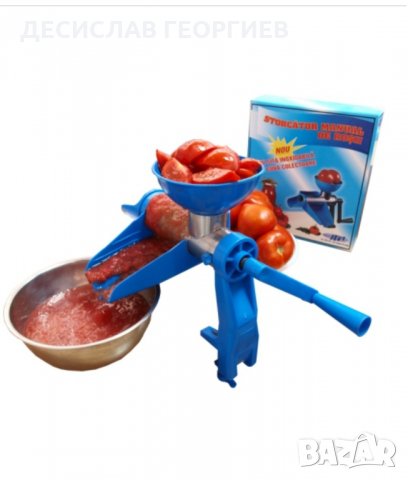 Румънска машинка за мелене на домати и плодове с отделяне на люспите и семките, снимка 1 - Други стоки за дома - 22196255