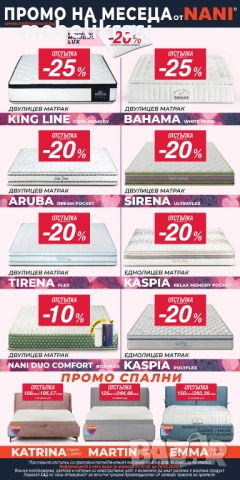 Матрак- Бахама WHITE PEARL-25% ДО КРАЯ НА МЕСЕЦА!Топ цена!, снимка 5 - Матраци - 30349316