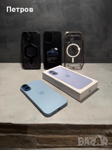 КАТО ЧИСТО НОВ Iphone 17 Mist Blue + калъфи, снимка 3 - Apple iPhone - 54152959
