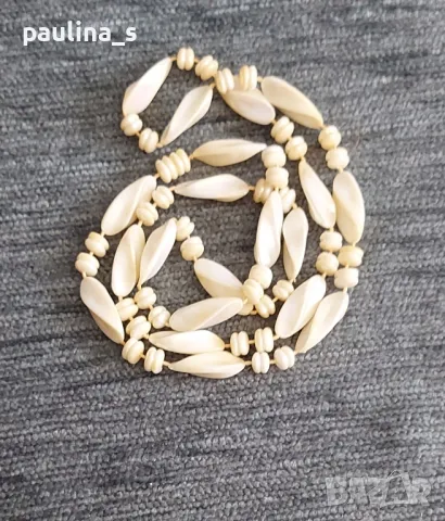  Шест (6) броя / Винтидж Гердан от полихромни мъниста , снимка 14 - Колиета, медальони, синджири - 47180729