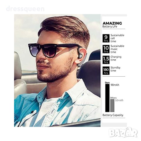 4081 Хендсфри слушалка-безжична, снимка 15 - Слушалки, hands-free - 42154608