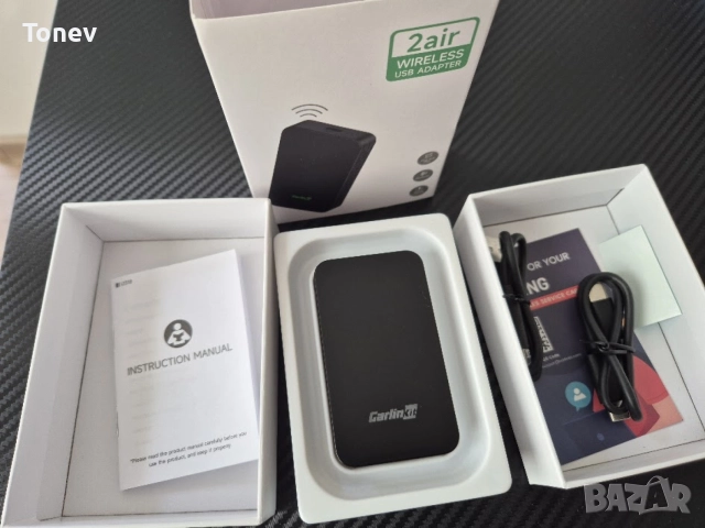 CarlinKit 5.0 CarPlay Android Auto Wireless Adapter, снимка 3 - Аксесоари и консумативи - 56461600