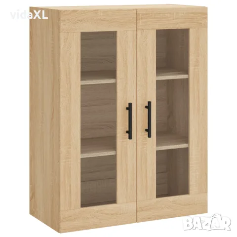 vidaXL Висок шкаф, дъб сонома, 69,5x34x180 см, инженерно дърво, снимка 5 - Бюфети - 56146770