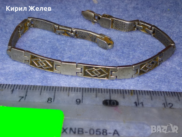 СТАРА МАРКОВА СРЕБЪРНА ГРИВНА СРЕБРО 925 СТИЛНА ОРНАМЕНТИКА ОКСИДАЦИЯ 43773, снимка 11 - Гривни - 44723451