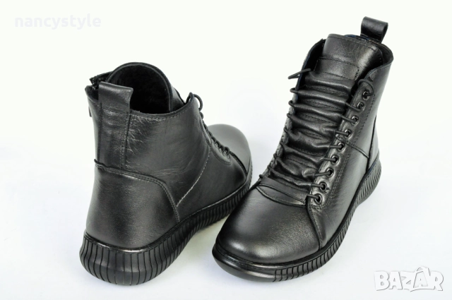 ЗИМА '24'25! Дамски боти от естествена кожа - Три цвята, снимка 12 - Дамски боти - 52154073