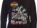 Нов мъжки суичър с дигитален печат Motor Harley Davidson Cycles - Call of the wild, снимка 2