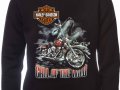 Нов мъжки суичър с дигитален печат Motor Harley Davidson Cycles - Call of the wild, снимка 2