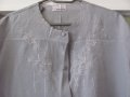 Копринена сива блуза М/Л размер, снимка 2