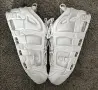 NIKE AIR MORE UPTEMPO LOW TRIPLE WHITE, снимка 1