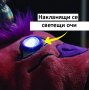 Детско одеяло пелерина с LED светещи очи Еднорог/Динозавър, снимка 7