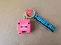 Оригинален ключодържател Minecraft – Прасе (Pig), снимка 1
