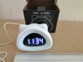 LED Часовник с будилник и нощна лампа, снимка 3