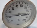 биметален термометър Wika thermometer ф100mm, 0/+200°C, L-500mm, снимка 7