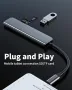 USB C хъб 6в1 USB HDMI TF SD четец на карти, снимка 4