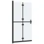 vidaXL Сгъваема стена за душ с матирано ESG стъкло, 80x190 см, снимка 4