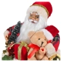 Реалистична коледна фигурка на Дядо Коледа в торба с подаръци и Мече, снимка 3