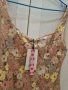 Къса парти рокля с цветни паети.Нова с етикет .М- размер, снимка 3