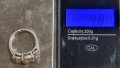 Vintage сребърен пръстен 925 , снимка 8