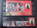 Чисти марки в малък лист и блок Кралица Елизабет II 2002 от Гибралтар 