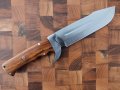Нож ръчна изработка стомана D2 дръжка биволска кост, снимка 1 - Ножове - 32794676