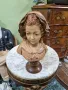 Антикварен колекционерски бюст фигура статуетка , снимка 3