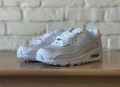 Nike Air Max 90 Triple White Wolf Grey CN8490-100 номер 39,5-40 , снимка 4