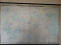 Голяма стенна карта на България : "Административна карта на НРБ" от 1981 г.размер 195х128 см.- рядка, снимка 1