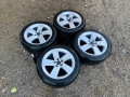 4бр.Алуминиеви джанти 16цола 5x100+ГУМИ 215/45/16 за Skoda Roomster,Fabia,Rapid,Vw Polo,Seat, снимка 2
