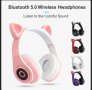 Bluetooth светещи слушалки Котешки уши, снимка 2