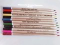 ✏️✏️✏️Цветни моливи 12 броя с гравирани пожелания подарък за ученици в първия учебен ден ✏️✏️✏️ ⛔⛔⛔Ц, снимка 3