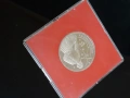 нециркулирала монета от 1 рубла СССР в ретро кутия. , снимка 3