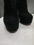 Велурени ботуши на ток и платформа , снимка 10
