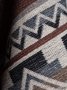  Автентичнo еквадорско унисекс пончо Мапуче, 100% вълна, кафяво, снимка 8