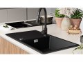 Кухненска Мивка от Гранит модел Ибиса 900 x 500 Supreme Графит, снимка 5