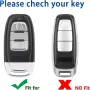 Нов 3 бутона корпус ключ За Audi A4 A5 A6 A7 A8 Quattro Q5 Q7, снимка 4