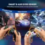 2бр. безжични гейм контролери за PS4/PC с RGB и вибрации, снимка 5