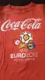 Подарявам тениска Coca-Cola EURO 2012, размер L, памук, червена, снимка 2