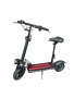 Супер бързият електрически  сгъваем скутер в черно с червено, снимка 9