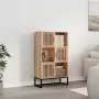vidaXL Висок шкаф, 70x35x125 см, инженерно дърво, снимка 2