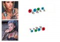 Пиърсинг piercing piersing piarsing piarcing piursing обеца за уши, снимка 2